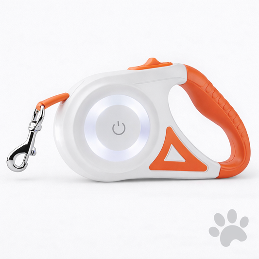 FlexiLED™ Laisse rétractable avec LED BRANDLABS – THÈME ANIMAUX